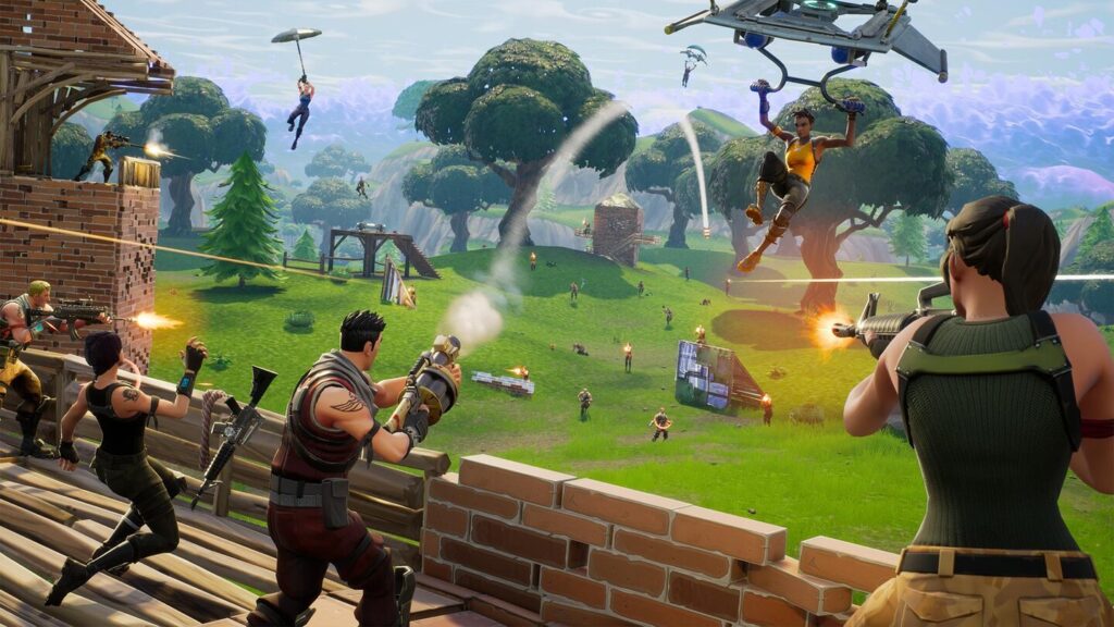 Fortnite is known for its vibrant and cartoony visual style.